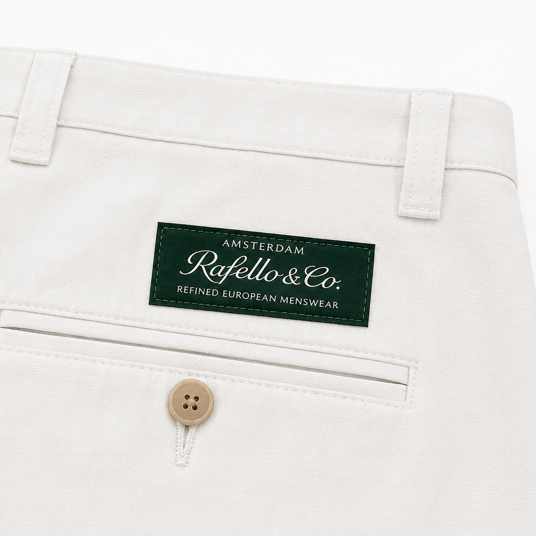 Pantalones Cortos Plisados a Medida para Hombre