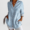 Aurely | Elegante Vintage-Bluse mit Blumenmuster
