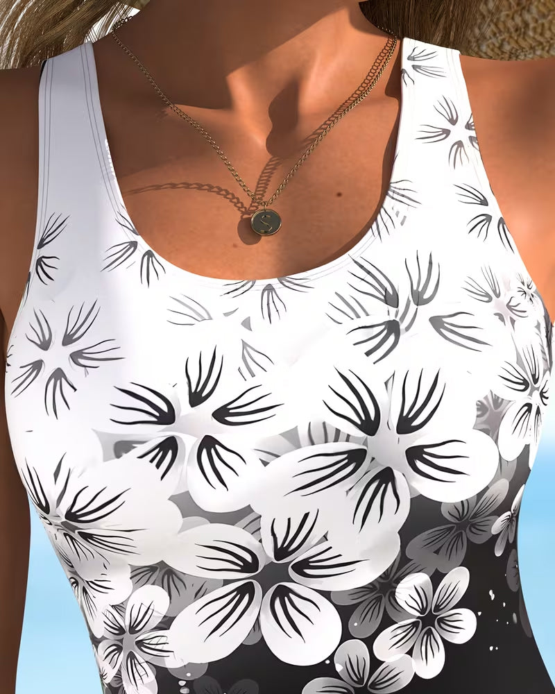 Aurely - Bañador de una pieza con estampado floral