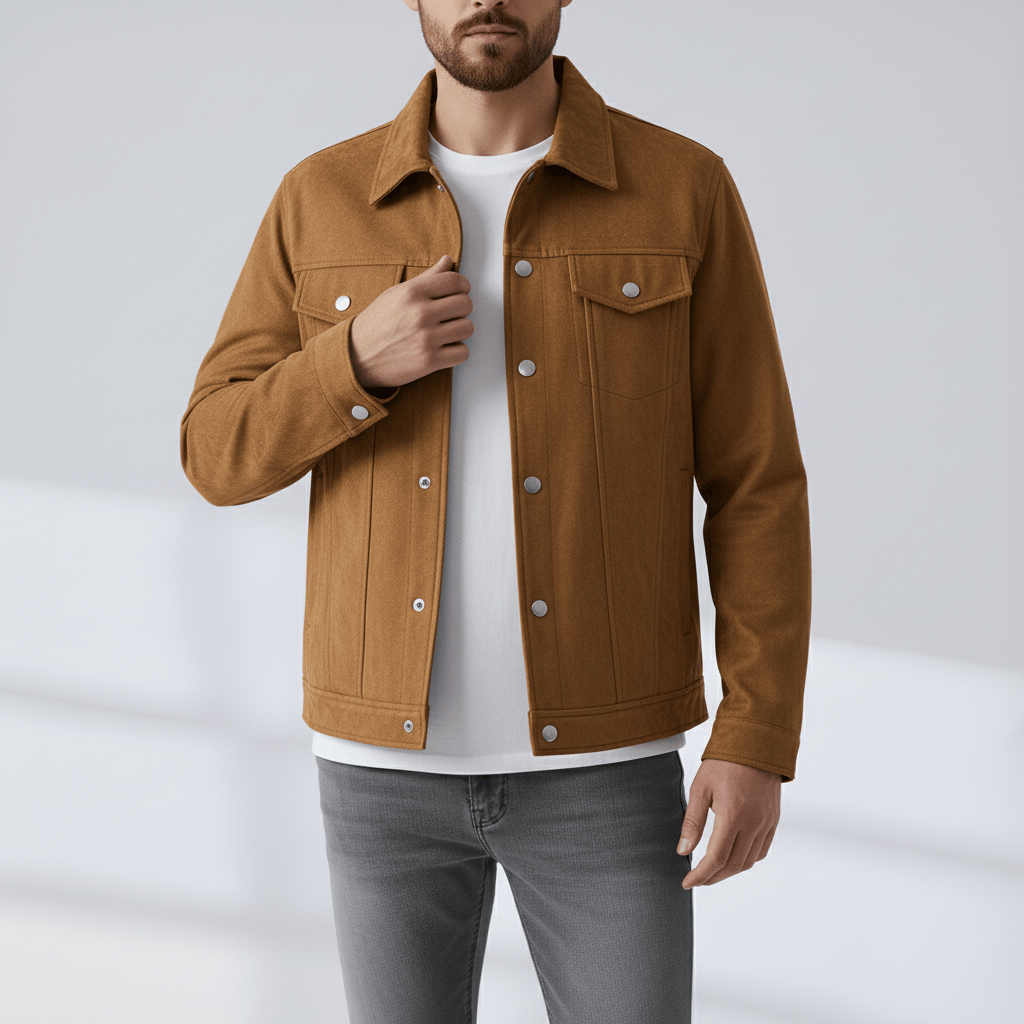 Santino | Chaqueta trucker de ante