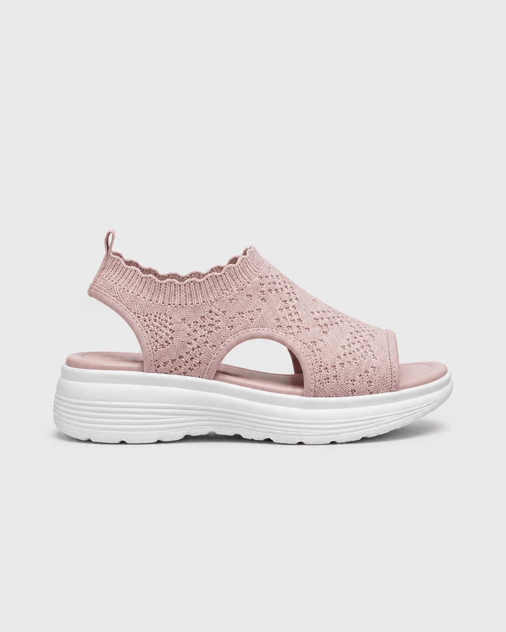 Aurely | Sandalias de plataforma de punto transpirables