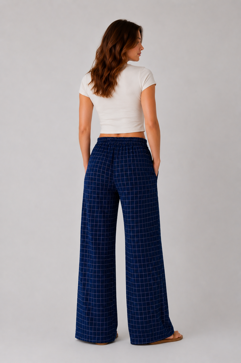 Aurely-Pantalon confort en coton doux
