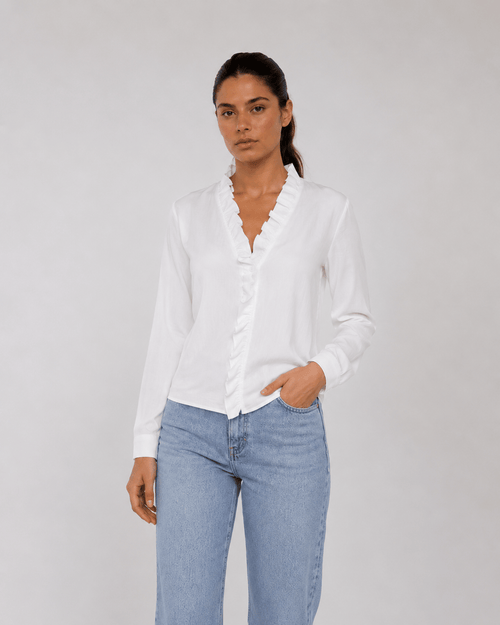Aurely | Blusa con cuello en V