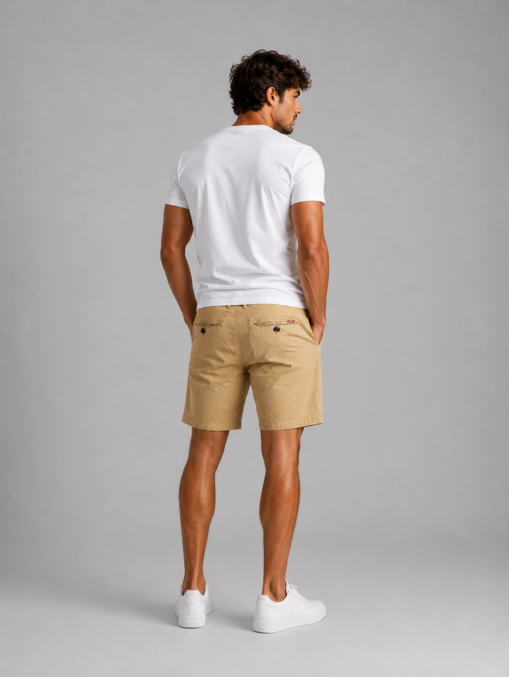 Aurely | Bermudas chino de algodón Hudson