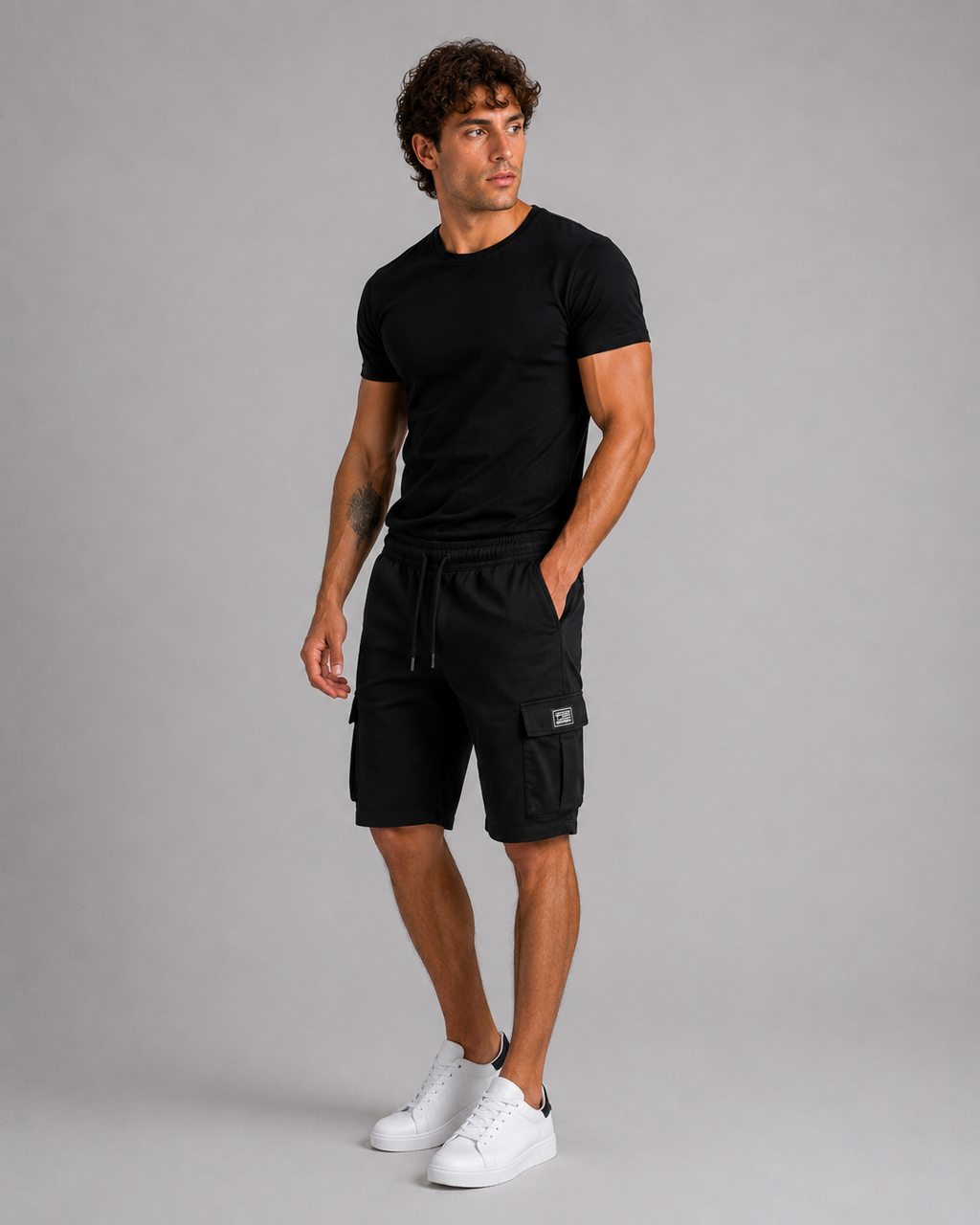 Aurely | Pantalón corto cargo estilo urbano