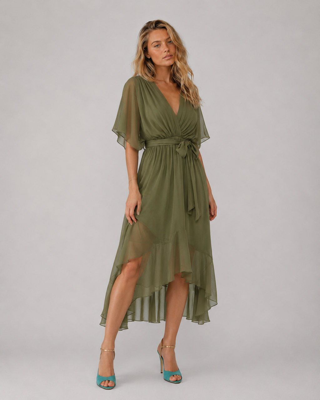 Aurea | Vestido fresco con escote en V