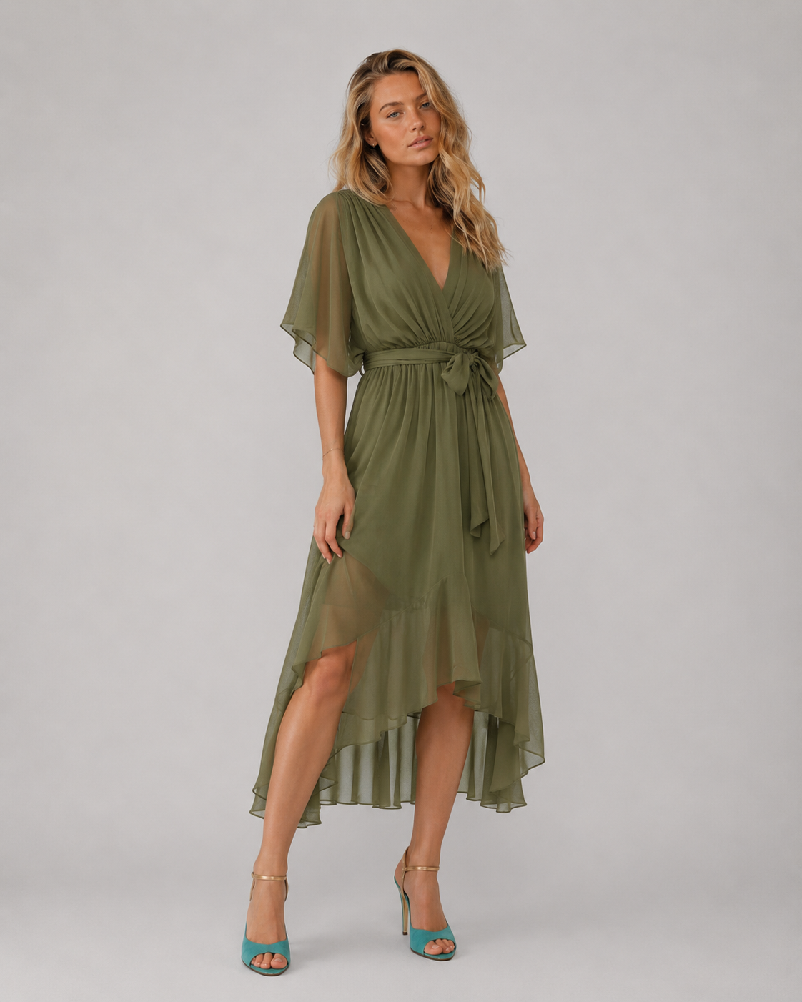 Aurea | Vestido fresco con escote en V