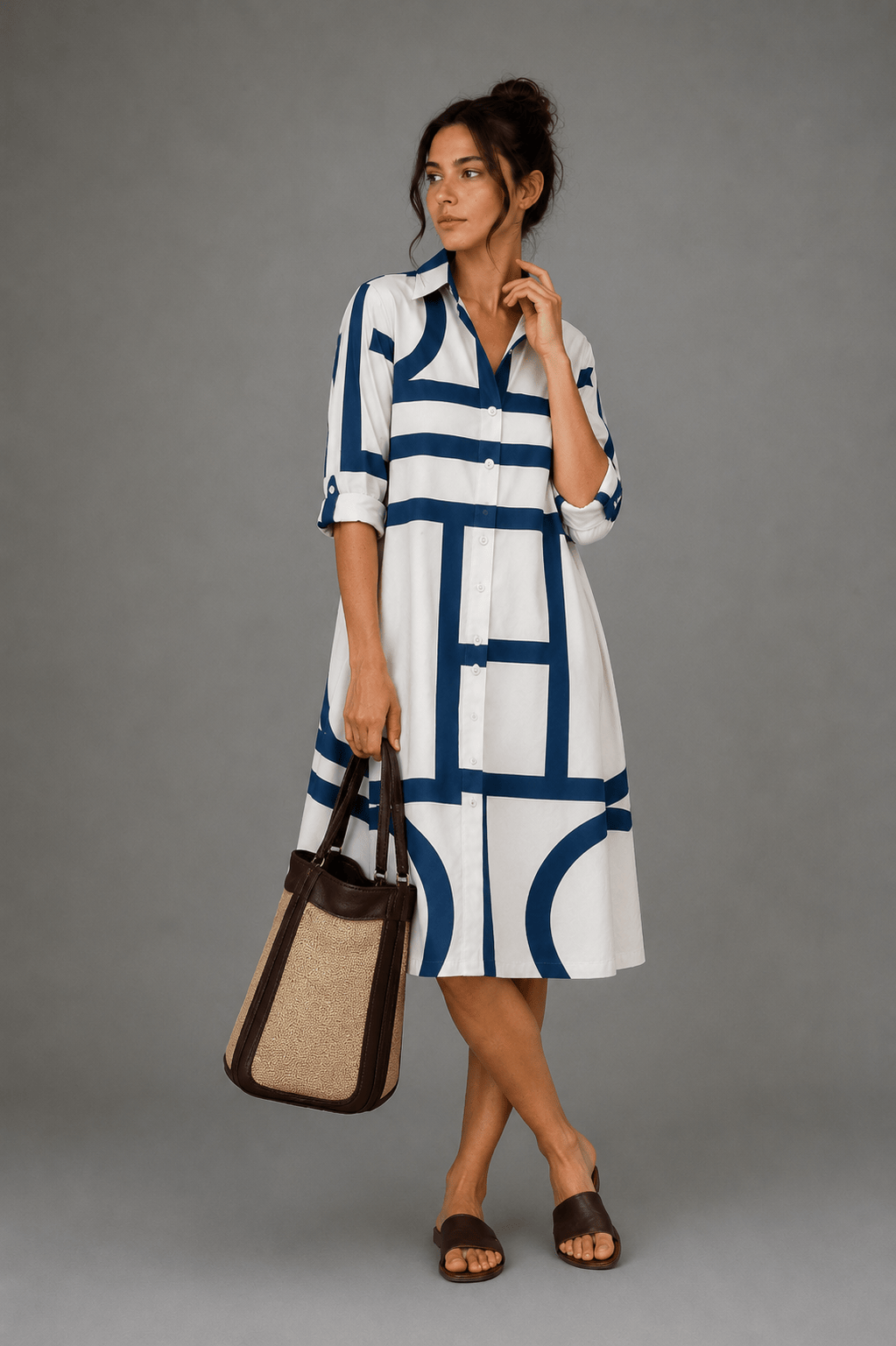 Sara | Vestido midi elegante y refinado