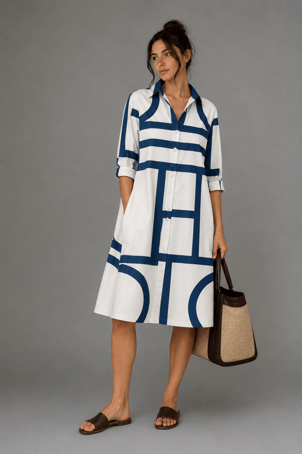 Sara | Vestido midi elegante y refinado