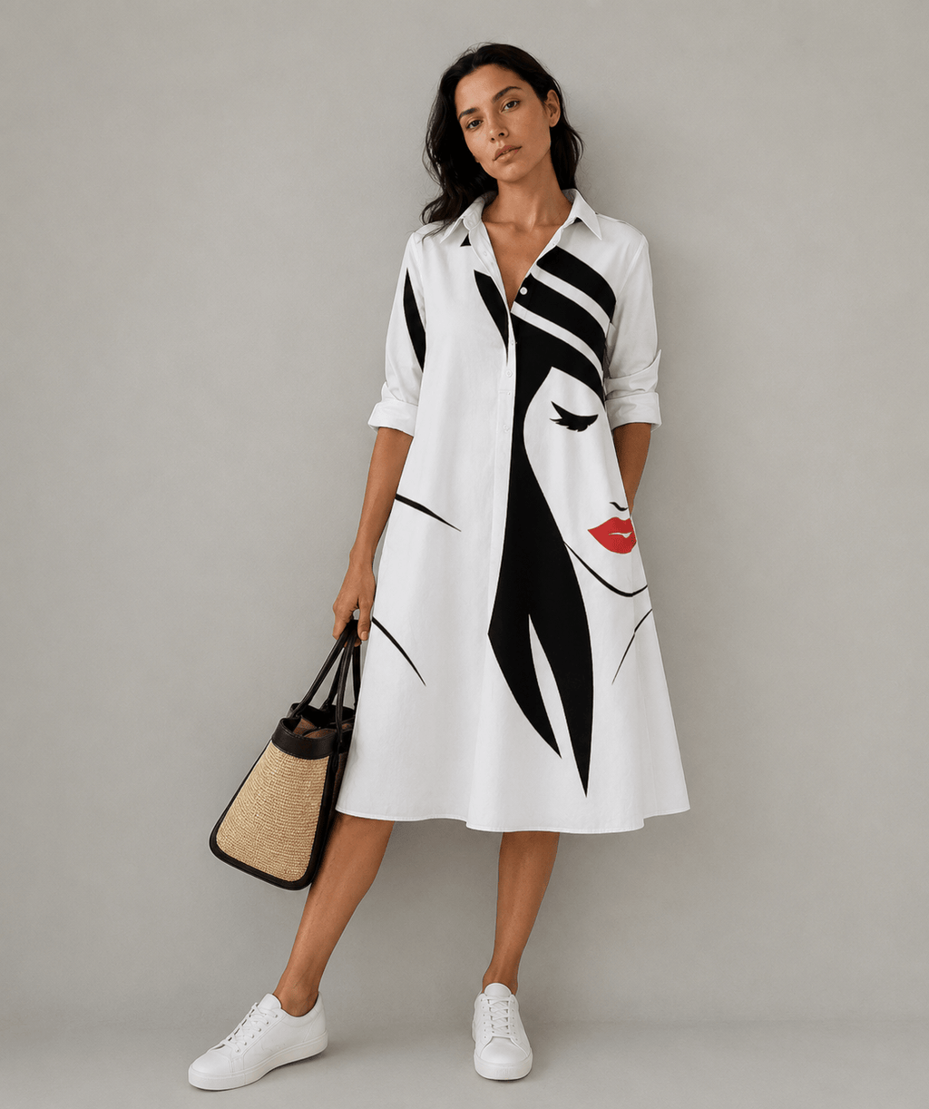 Valeria | Vestido midi elegante y refinado