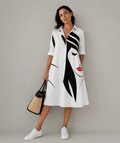 Valeria | Vestido midi elegante y refinado