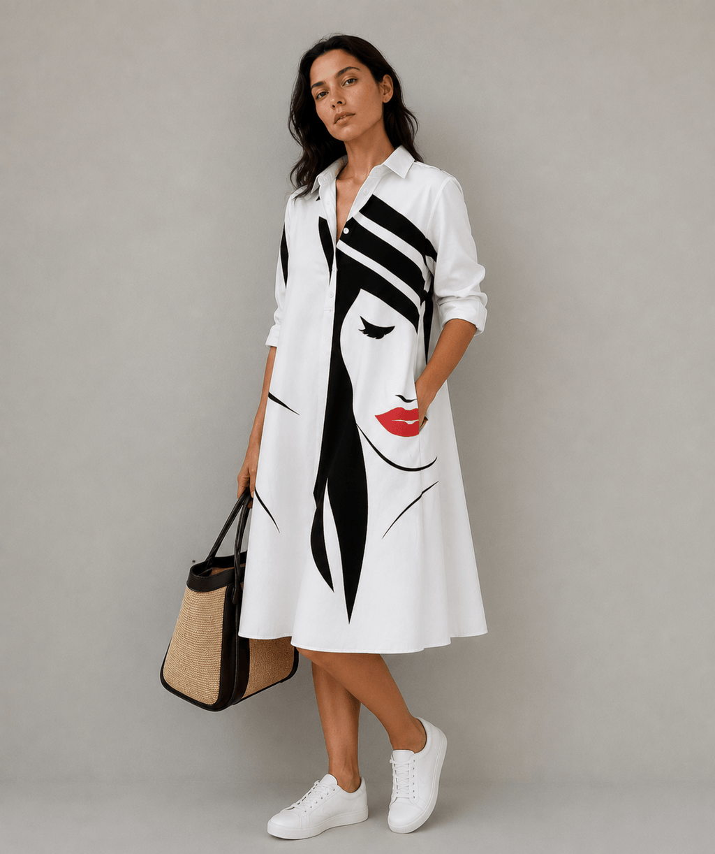 Valeria | Vestido midi elegante y refinado