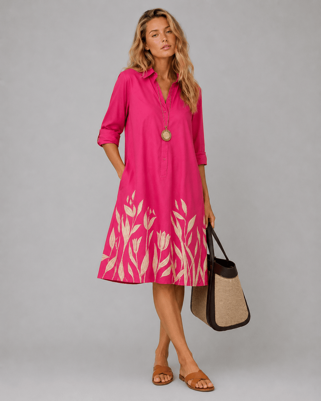 Gabriela | Vestido midi elegante y refinado