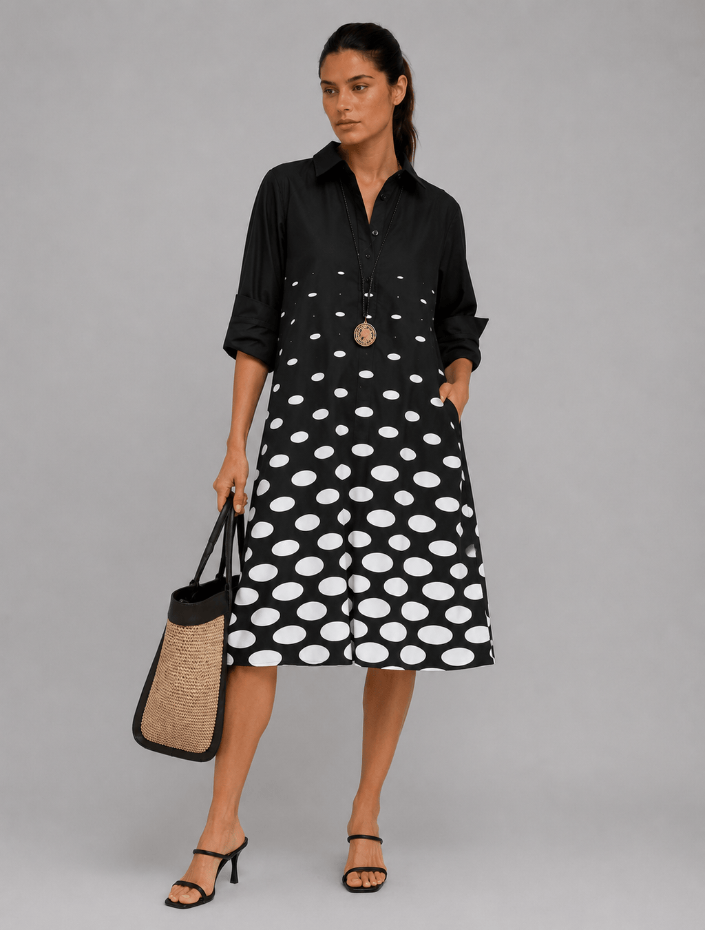Fabiana | Vestido midi elegante y refinado