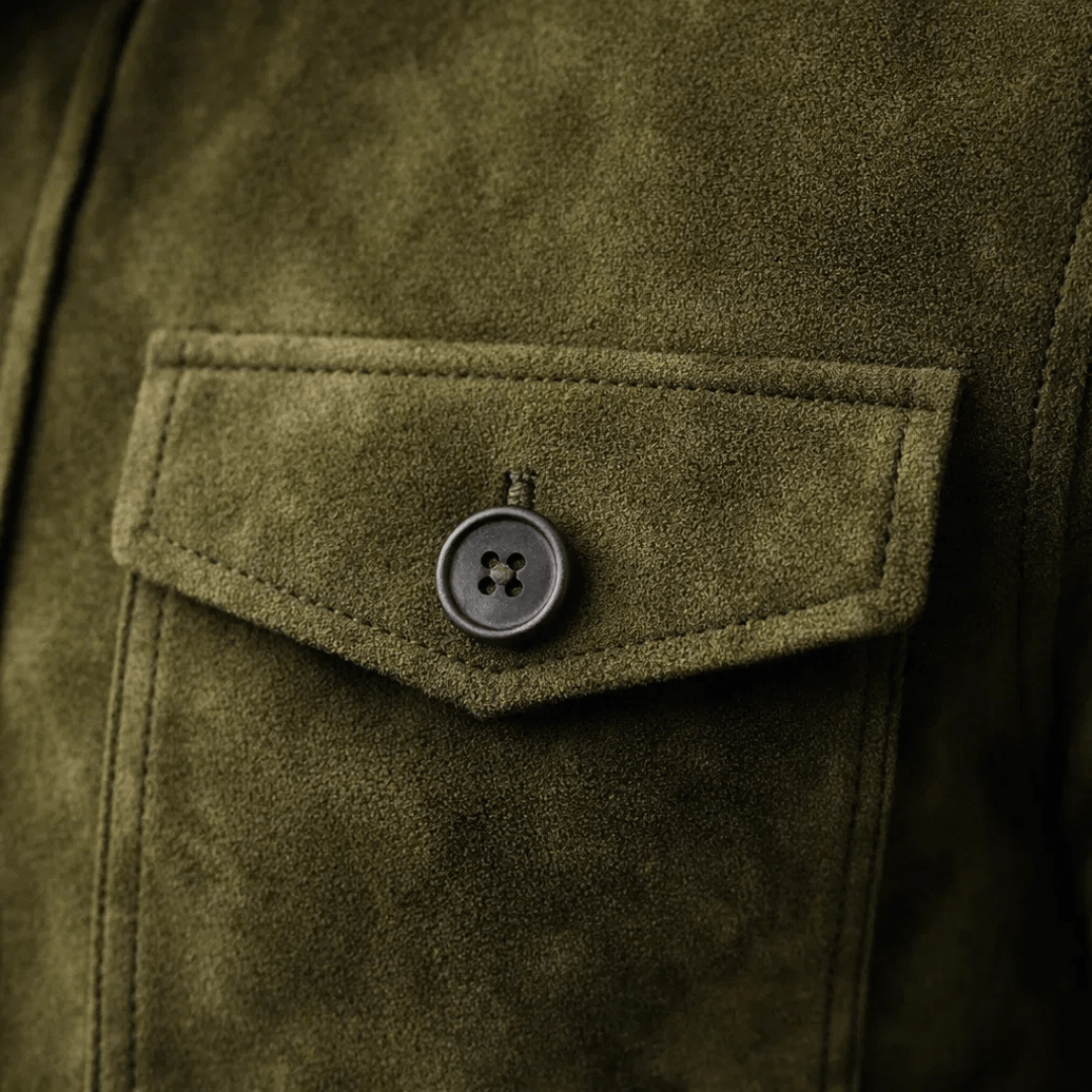 Lorenzo | Chaqueta de ante clásica