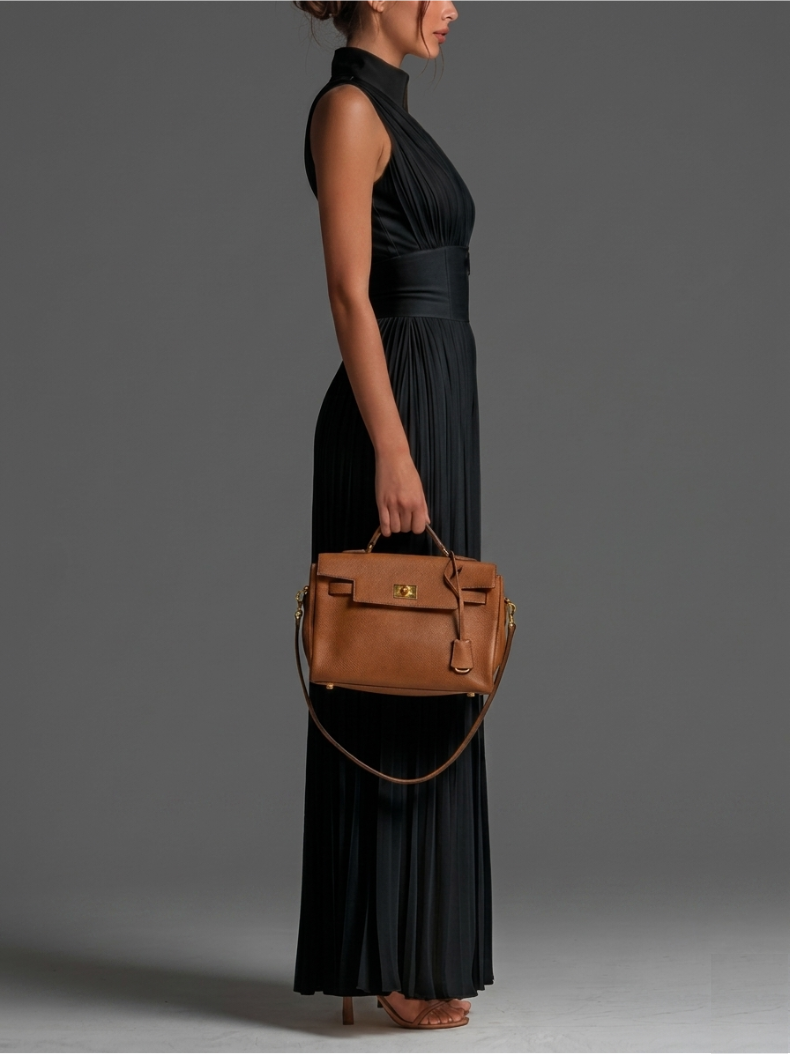 Zsófia Jumpsuit | Mono Plisado Negro