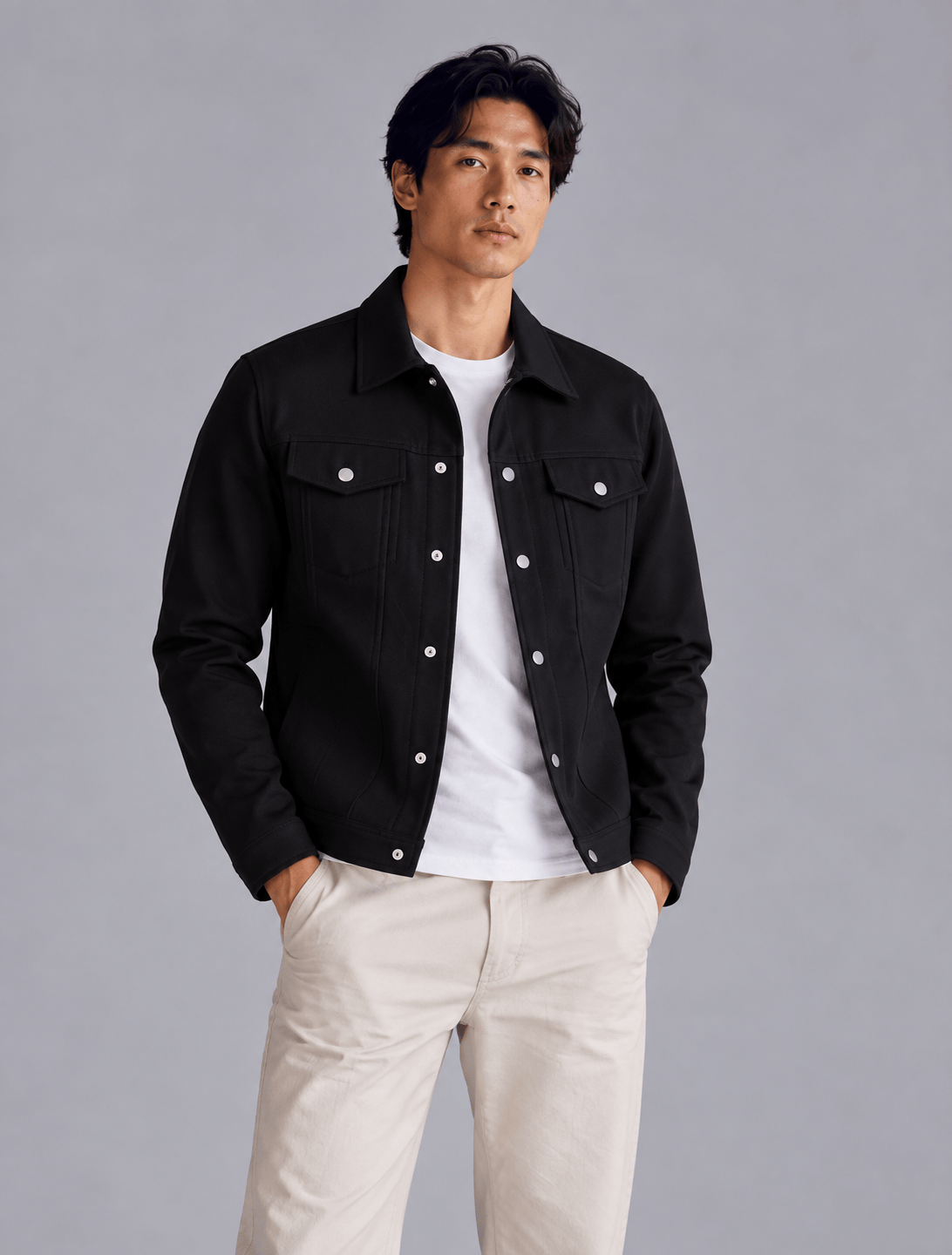Santino | Chaqueta trucker de ante
