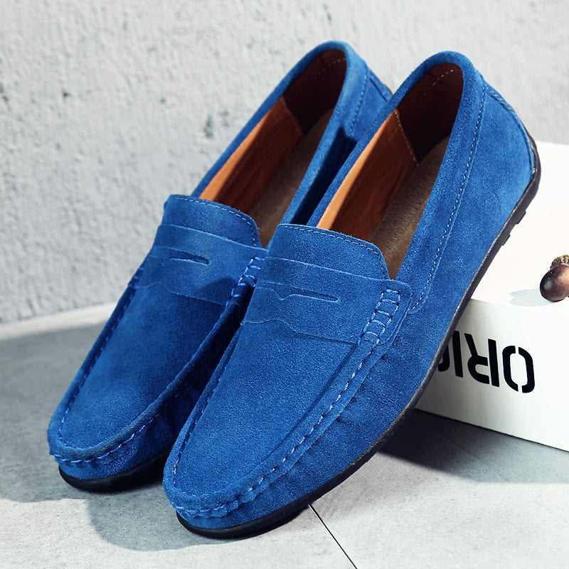 Aurely | Mocasines retro de ante para hombre