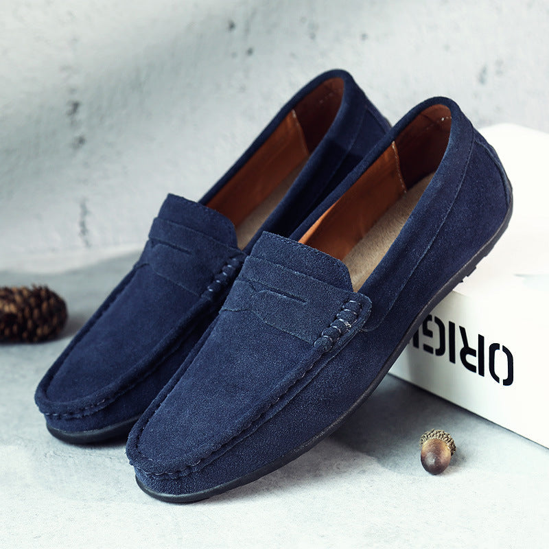 Aurely | Mocasines retro de ante para hombre