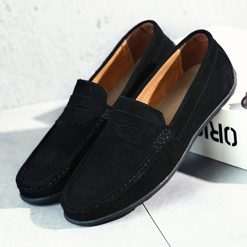 Aurely | Mocasines retro de ante para hombre