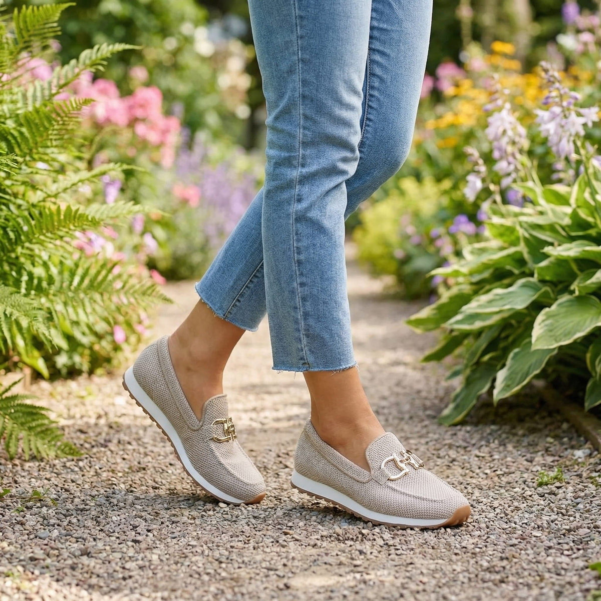 Laura | Zapatillas deportivas ortopédicas tipo mocasín