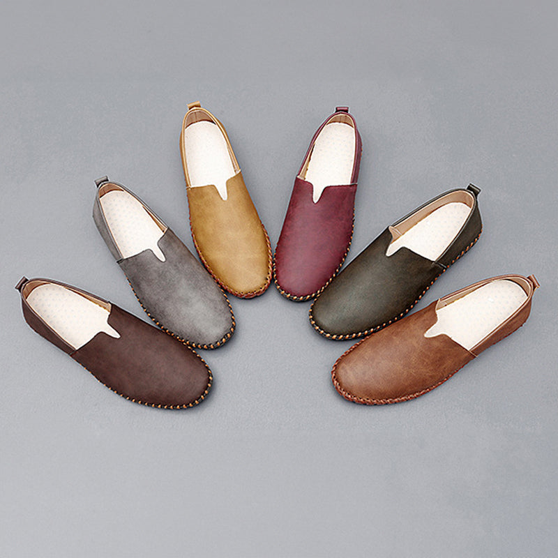 Aurely - Mocasines de piel Santorini