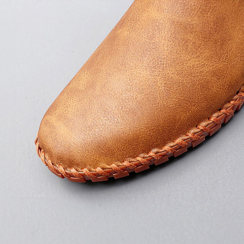 Aurely - Mocasines de piel Santorini