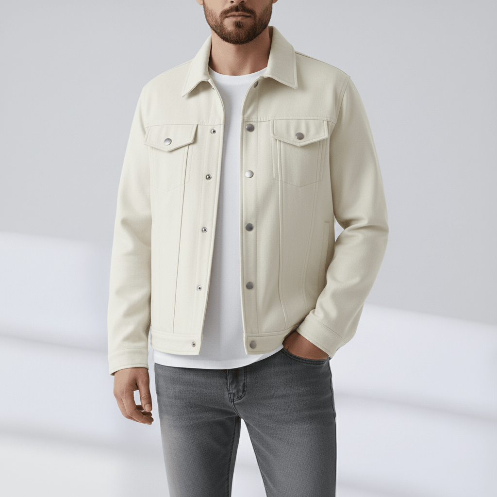 Santino | Chaqueta trucker de ante