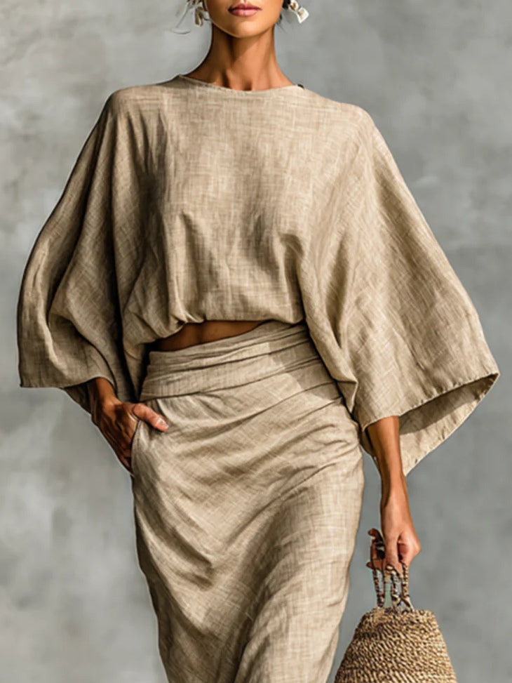 Claudia™ | Conjunto 2 piezas con falda