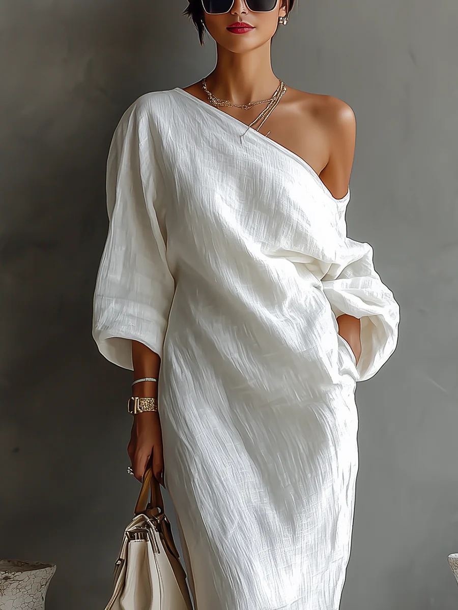 Elisa™ | Vestido maxi asimétrico y elegante