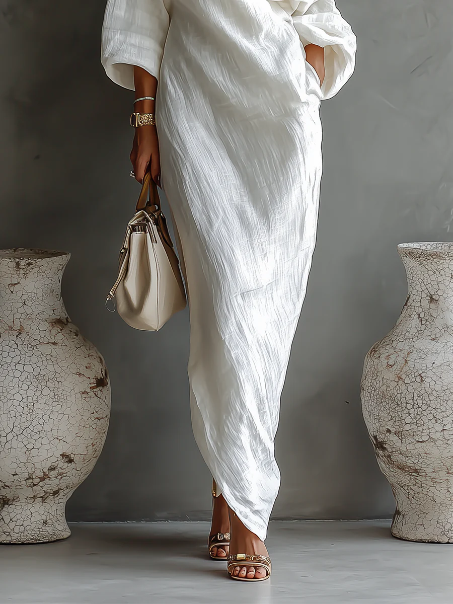 Elisa™ | Vestido maxi asimétrico y elegante