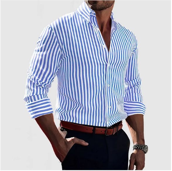 Aurely | Camisa elegante de rayas