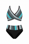 Bikini Azul sin modelo fondo blanco