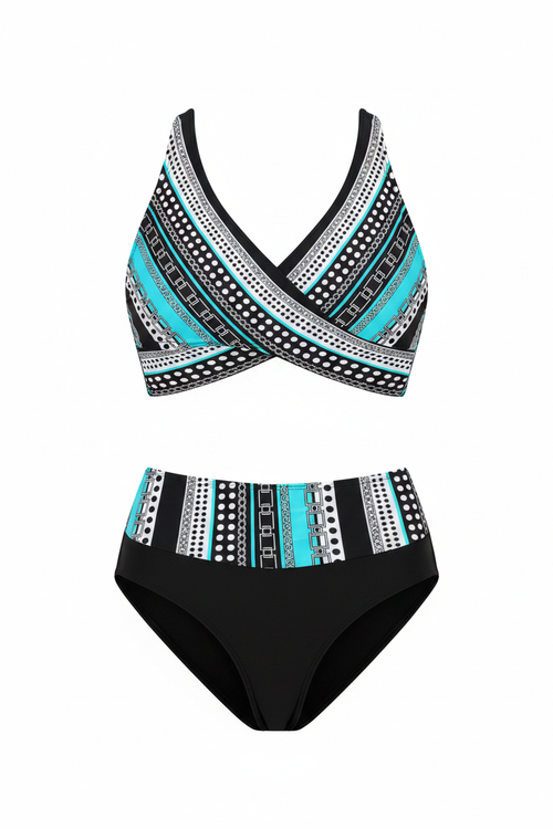 Bikini Azul sin modelo fondo blanco