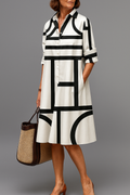 Helena | Bata midi elegante y refinada