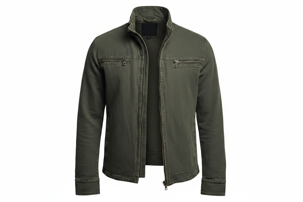Chaqueta vintage verde sin modelo