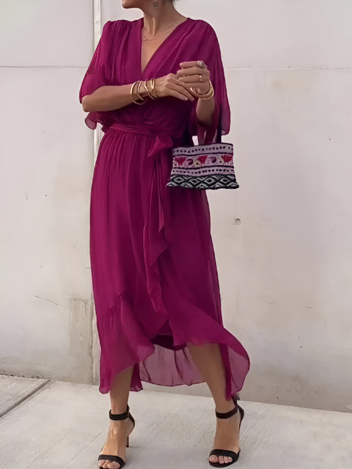 Aurea | Vestido fresco con escote en V