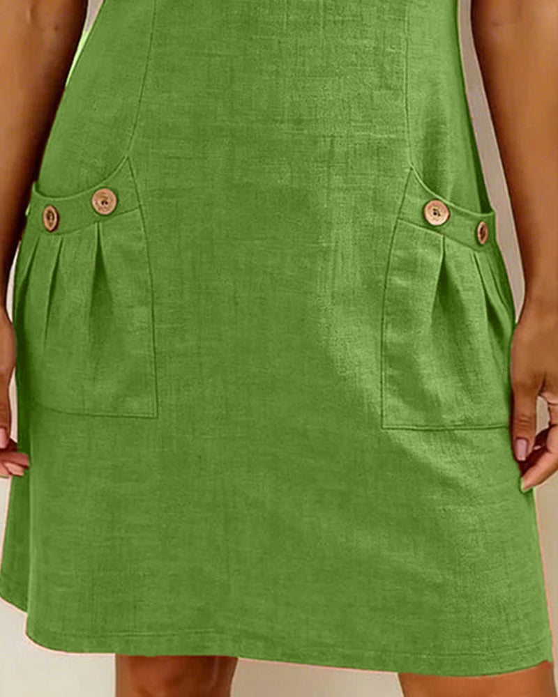 Valentina | Vestido de algodón con cremallera