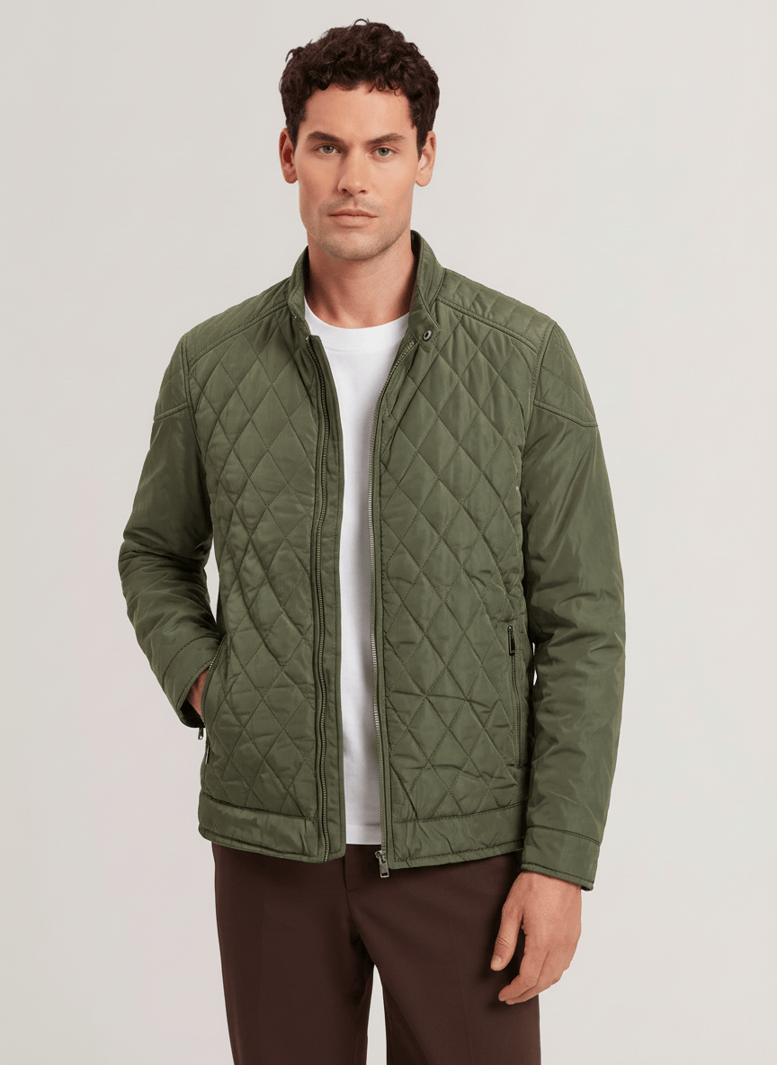 Álvaro | Chaqueta acolchada ligera con cremallera