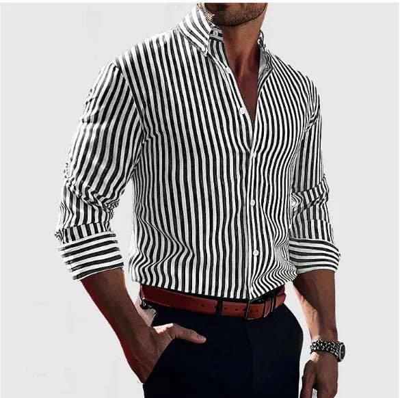Aurely | Camisa elegante de rayas