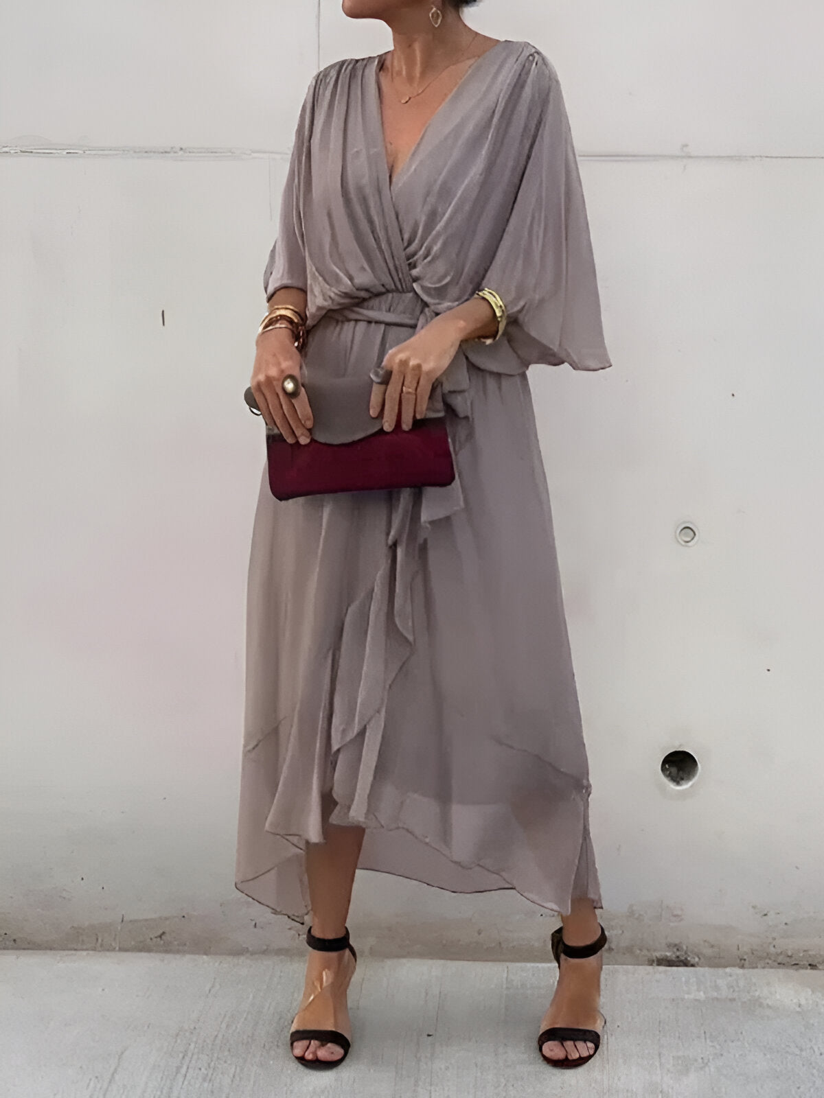 Aurea | Vestido fresco con escote en V