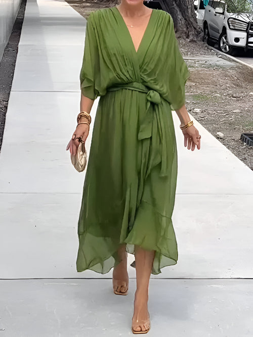 Aurea | Vestido fresco con escote en V