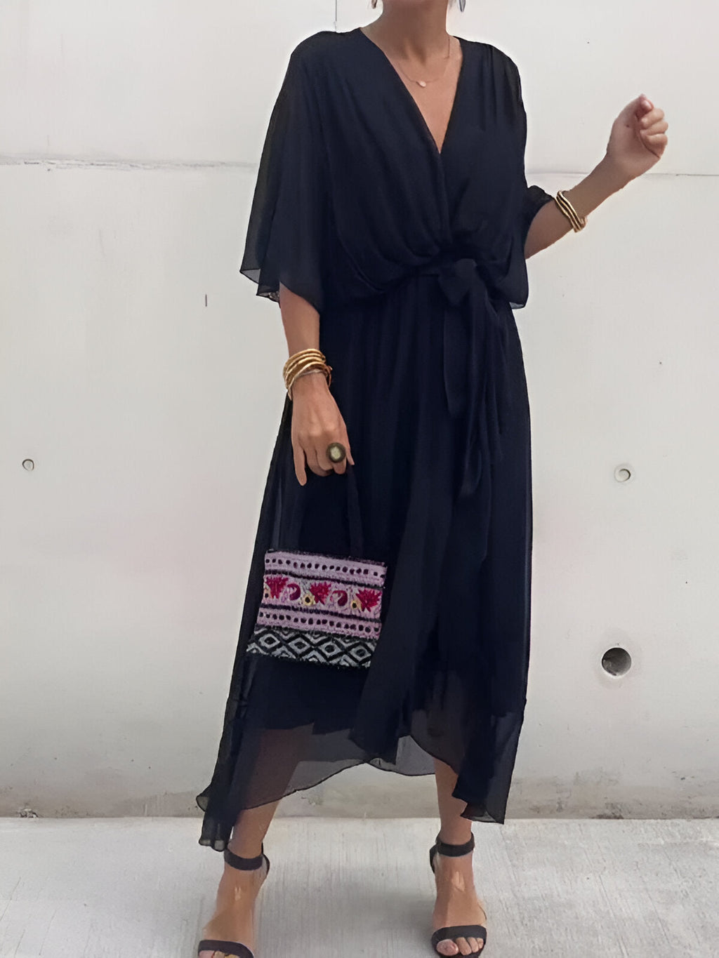 Aurea | Vestido fresco con escote en V