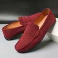 Aurely | Mocasines retro de ante para hombre