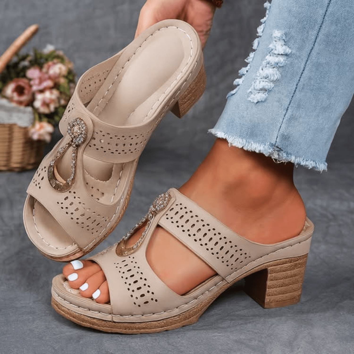 DELACROIX | Sandales Orthopédiques Confortables Claire
