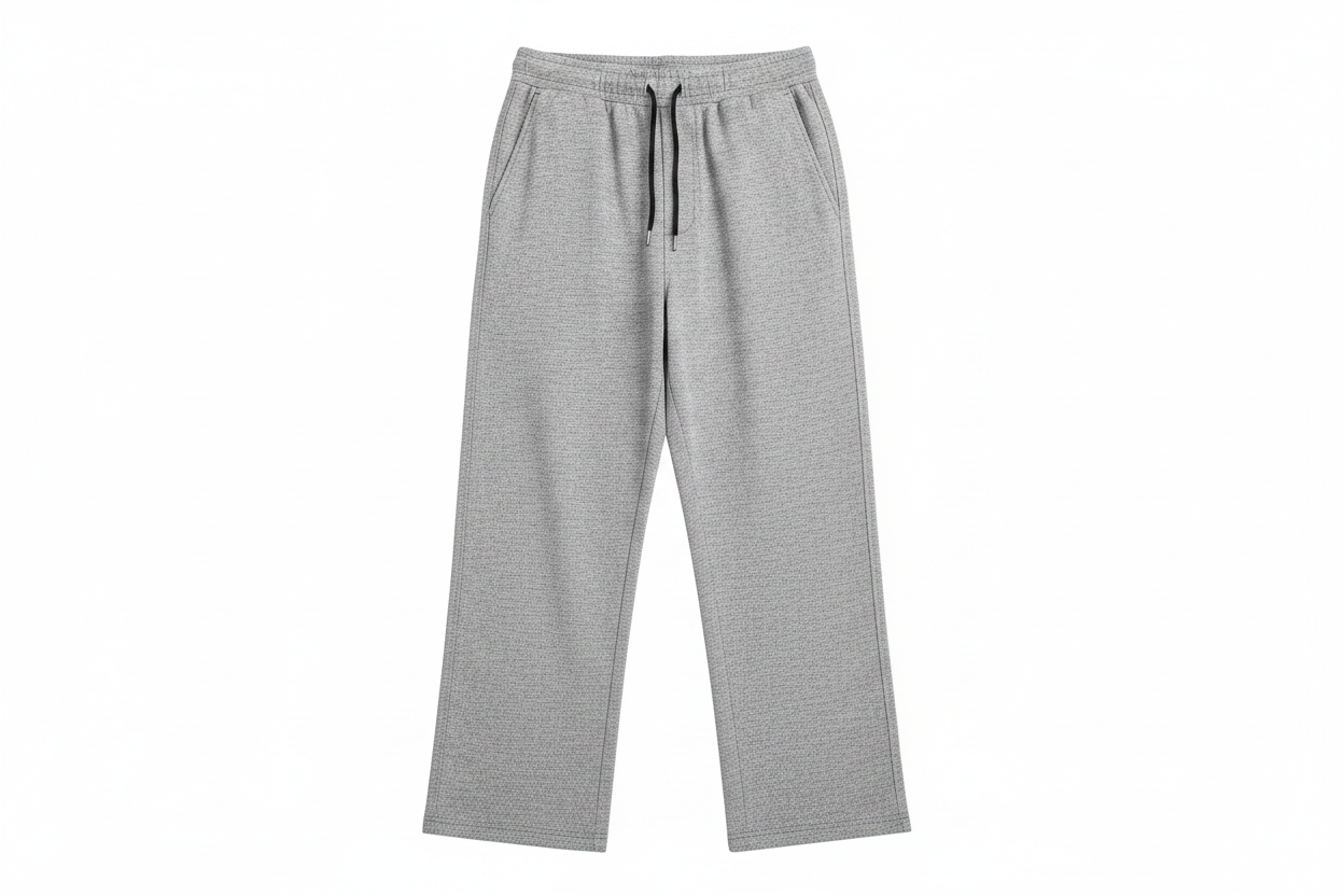 Pantalón gris fondo blanco sin modelo