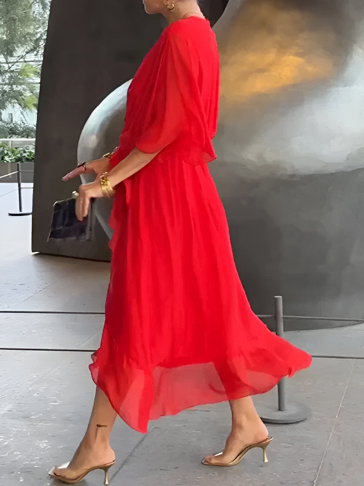 Aurea | Vestido fresco con escote en V
